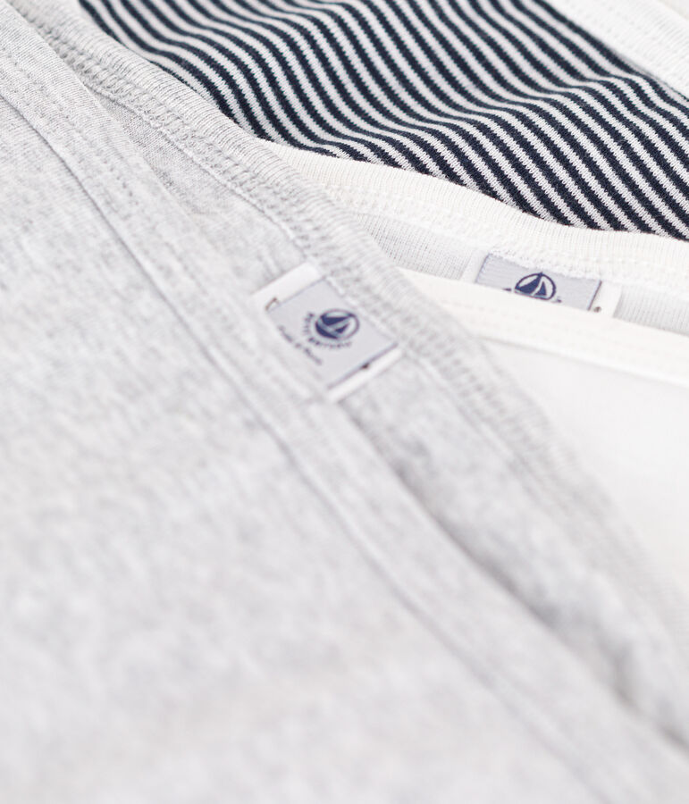 3er-Set Slips aus Baumwolle f&uuml;r Damen vielfarbig