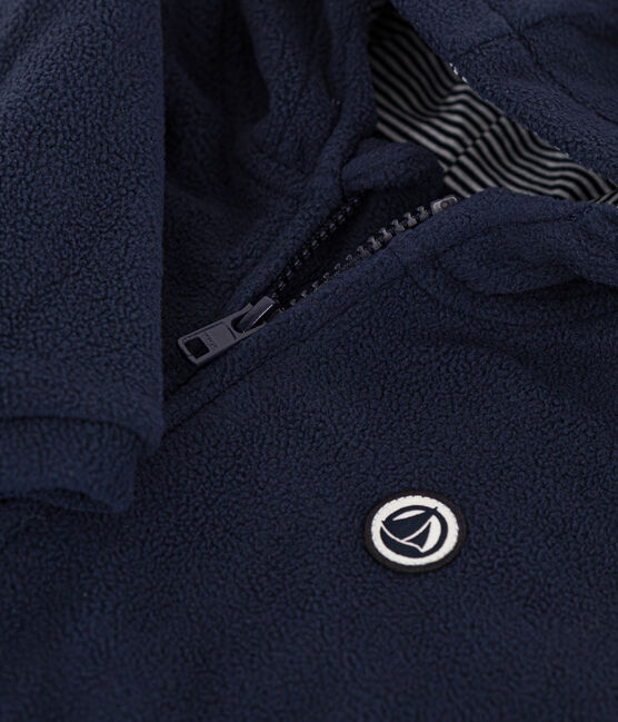 Baby-Sweatshirt aus Fleece blau SMOKING