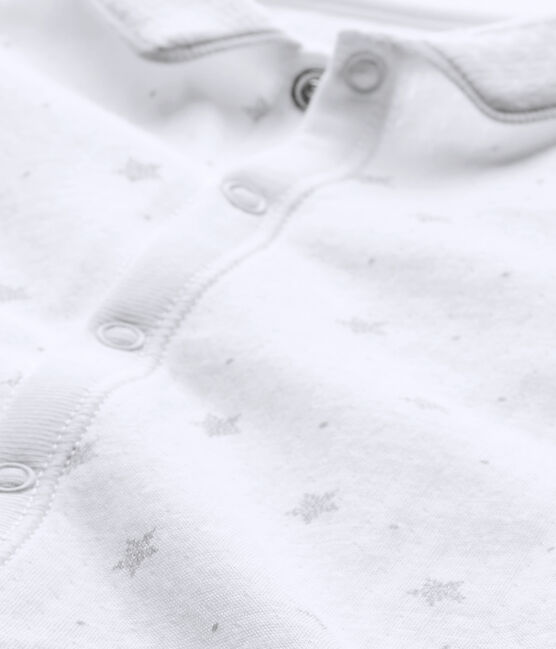 Unisex-Baby-Overall mit 2-in-1-Effekt weiss ECUME/braun SHITAKE