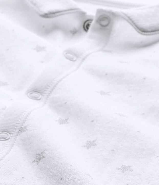 Unisex-Baby-Overall mit 2-in-1-Effekt weiss/braun