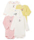 Set mit 5 langärmligen Baby-Bodys für Mädchen