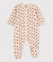 Bedruckter Baby-Strampler aus Doppeljersey weiss AVALANCHE/ MULTICO
