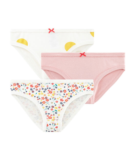 3er-Set Unterhosen für kleine Mädchen variante 1