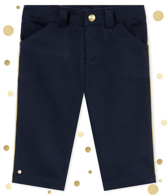 Baby Jungen Hose aus Jersey blau SMOKING