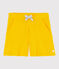 Kinder-Shorts aus Baumwolle für Mädchen gelb JAUNE