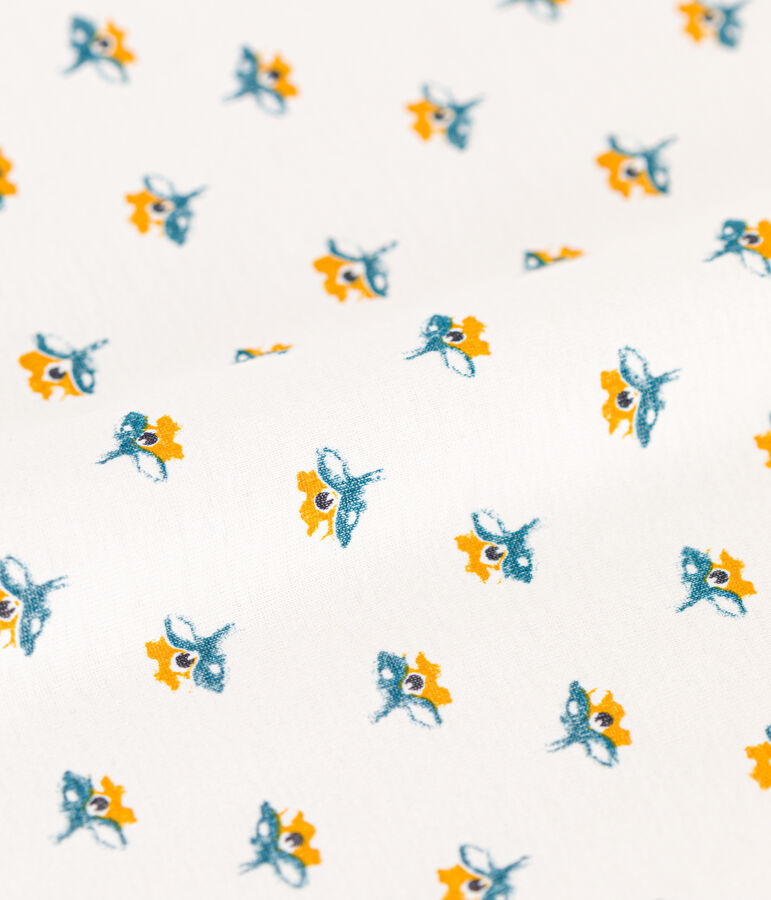 Babyschlafsack aus Baumwolle mit Blumenmotiv TOG 2 weiss MARSHMALLOW/weiss MULTICO