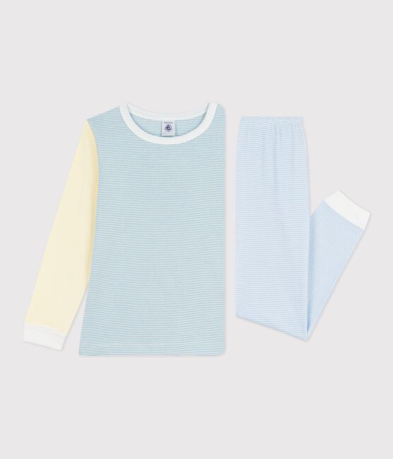 Kinder-Pyjama aus Baumwolle mit Streifen MIMI/ MULTICO