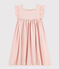 Ärmelloses Kinder-Kleid aus gemusterter Baumwolle für Mädchen rosa SALINE