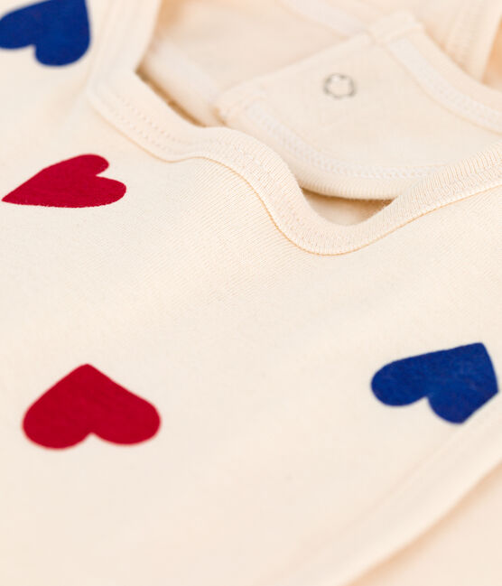 2er-Set Baby-Lätzchen aus Baumwolle mit Herzmotiv variante 1