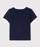 Kurzärmeliges Baby-T-Shirt für Jungen blau SMOKING