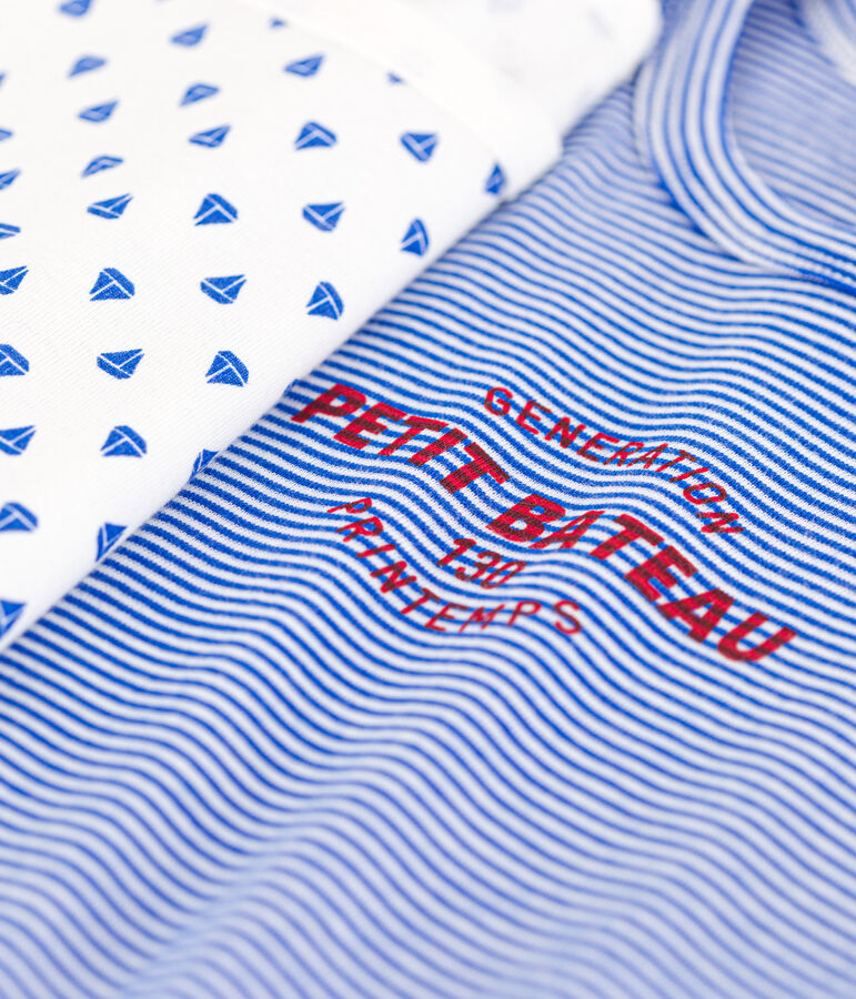 2er-Set Kinder-Kurzpyjama aus Baumwolle mit Ringelstreifen f&uuml;r Jungen vielfarbig