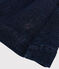 Ärmelloses Baby-Kleid für Mädchen blau JEANS