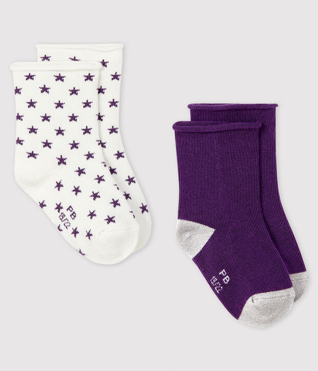 2er-Set Babysocken vielfarbig