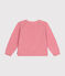 Kinder-Cardigan aus Strick mit Wollanteil für Mädchen rosa ROSELINE CHINE
