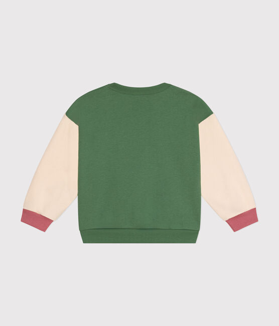 Kinder-Sweatshirt aus Molton für Mädchen PALMERAIE/ MULTICO