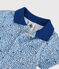 Baby-Body mit Polo-Kragen aus Baumwolle für Jungen grau POUSSIERE/blau SURF