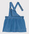 Ärmelloses Babykleid aus leichtem Denim blau DENIM CLAIR