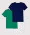 3er-Set kurzärmelige T-Shirts aus Baumwolle mit Fahrzeug-Motiv für Jungen variante 1
