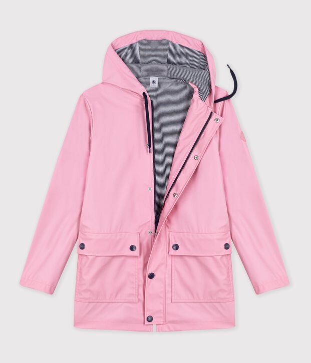 Ikonische Regenjacke Damen/Herren rosa