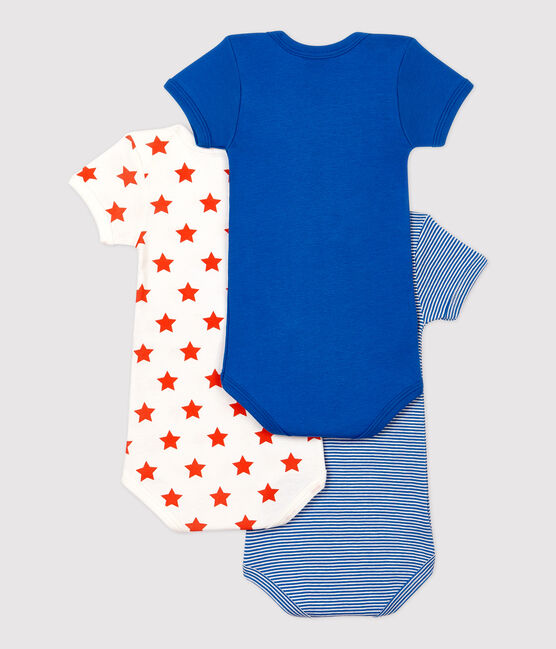 3er-Set kurzärmelige Baby-Bodys aus Bio-Baumwolle mit Sternenmotiv variante 1