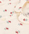 Bedruckter Baby-Overall aus Baumwollgaze weiss AVALANCHE/ MULTICO