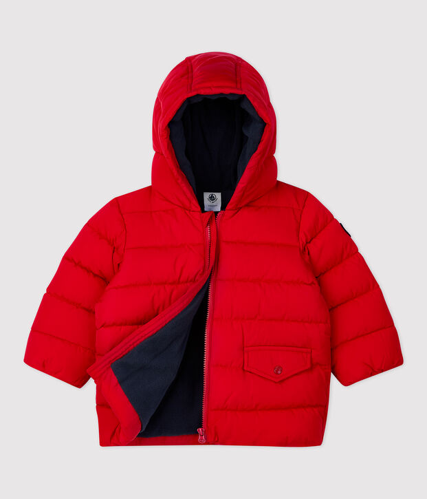 Gesteppter Baby-Anorak rot