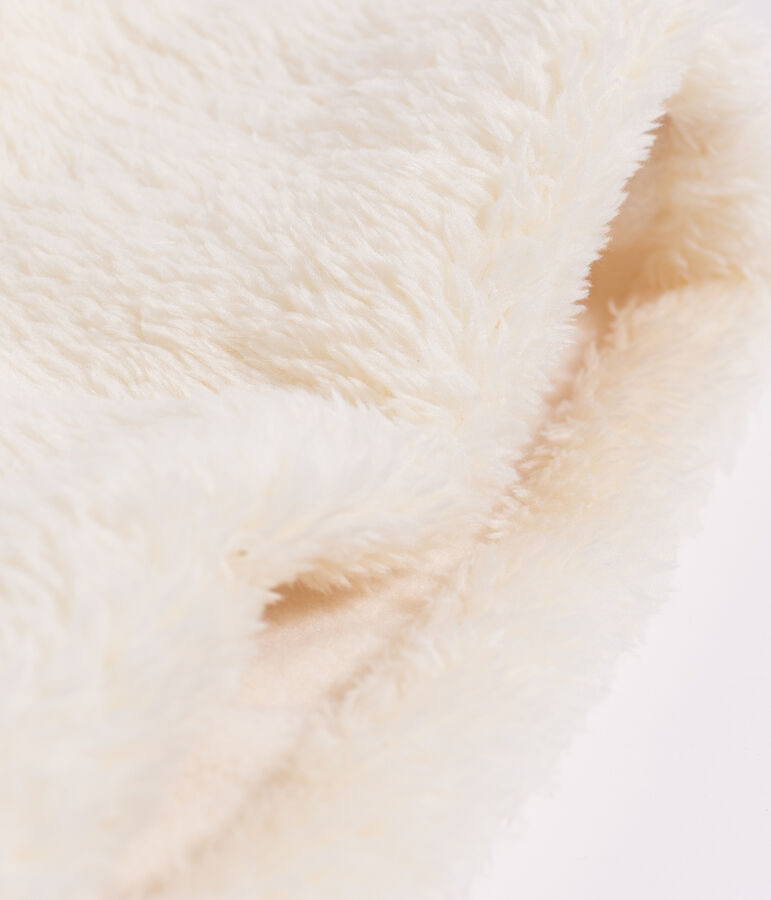 Baby-Schlauchschal f&uuml;r M&auml;dchen weiss