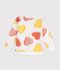 Kinder-Sweatshirt aus Baumwolle mit Herzmotiv weiss/vielfarbig