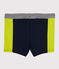 Umweltfreundliche Badeshorts Baby Jungen blau SMOKING/gelb JAUNE