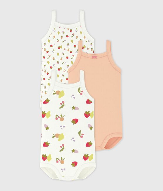 3er-Set Baby-Trägerbodys aus Baumwolle variante 1
