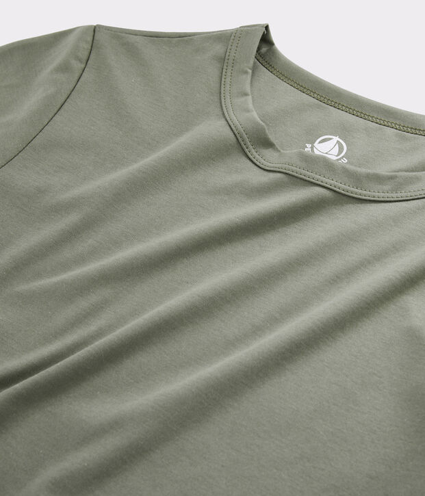 T-Shirt aus Sea-Island-Baumwolle f&uuml;r Damen braun