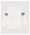 Baby-Sweatshirt aus Molton für Jungen weiss MARSHMALLOW