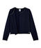 Strick-Cardigan für Mädchen blau SMOKING