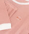 Kinderpyjama aus Baumwolle mit Ringelstreifen rosa BRANDY/weiss MARSHMALLOW