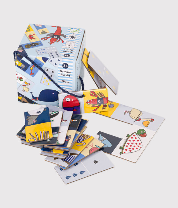 Domino-Spiel &ndash; Djeco x Petit Bateau vielfarbig