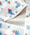 Dreiteiliges Baby-Set aus Bio-Baumwolle mit Bären-Muster weiss MARSHMALLOW/weiss MULTICO