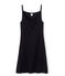 Chemise à bretelles femme coton/laine/soie schwarz NOIR