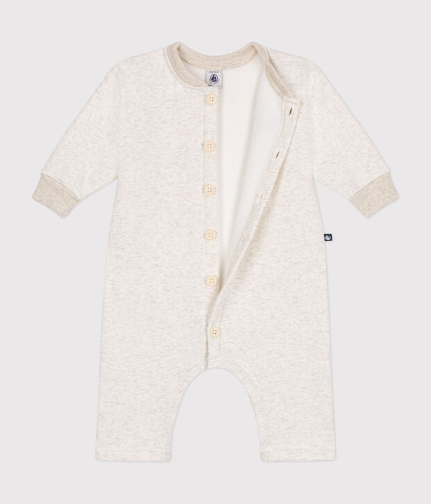 Langer Baby-Overall aus weichem und warmen Molton MONTELIMAR CHINE