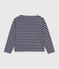 Lang&auml;rmeliges Damen-Streifenshirt Marini&egrave;re aus Baumwolle blau/weiss