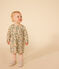 Langärmeliges Babykleid aus Doppeljersey und Leggings aus Baumwolle weiss AVALANCHE/ MULTICO
