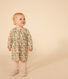 Langärmeliges Babykleid aus Doppeljersey und Leggings aus Baumwolle