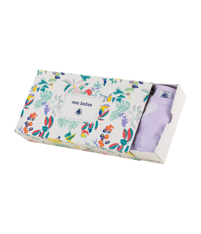 5er-Set lang&auml;rmlige Baby-Bodys f&uuml;r M&auml;dchen vielfarbig