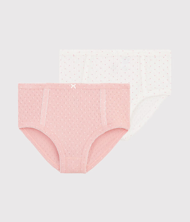 Set aus 2 hoch ausgeschnittenen Damenslips vielfarbig