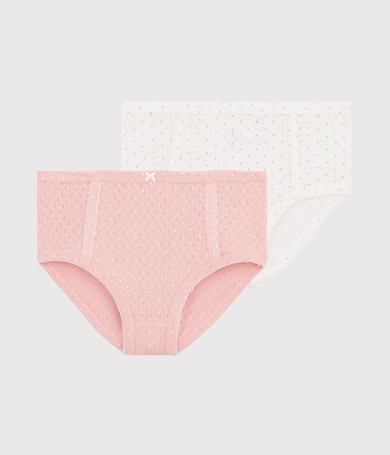 Set aus 2 hoch ausgeschnittenen Damenslips vielfarbig