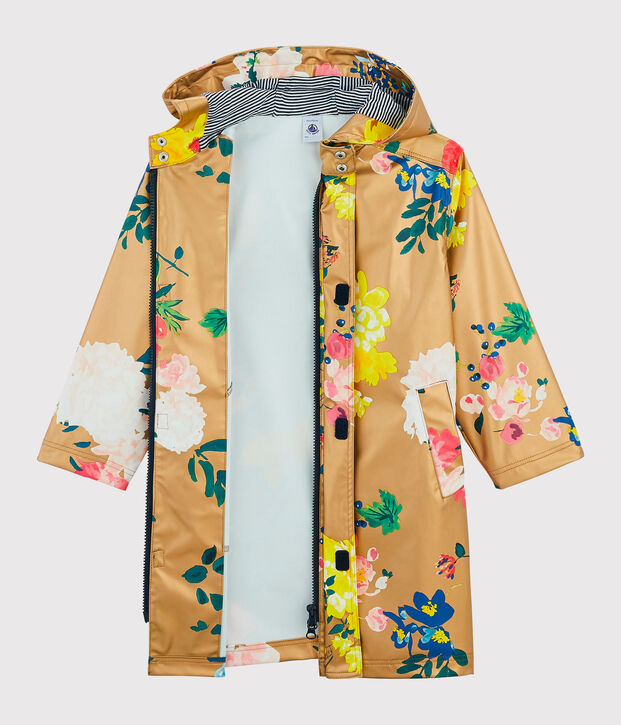 Kinder-Regenjacke f&uuml;r M&auml;dchen rosa/vielfarbig