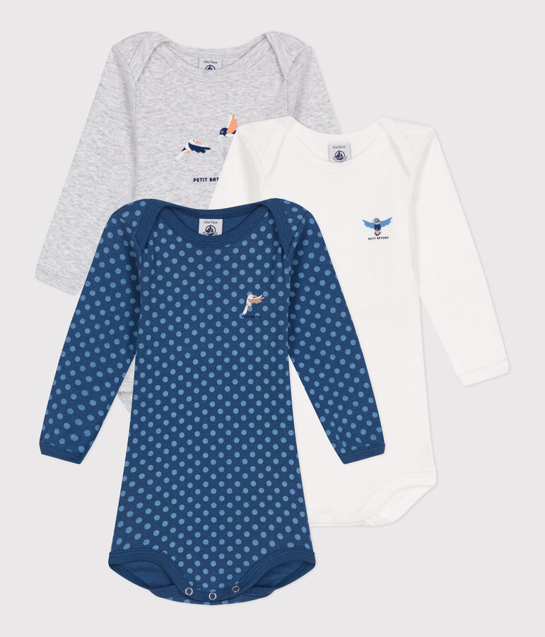 3er-Set lang&auml;rmelige Bodys aus Baumwolle f&uuml;r Babys variante 4