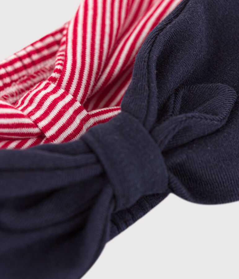 2er-Set Baby-Haarb&auml;nder aus Baumwolle vielfarbig