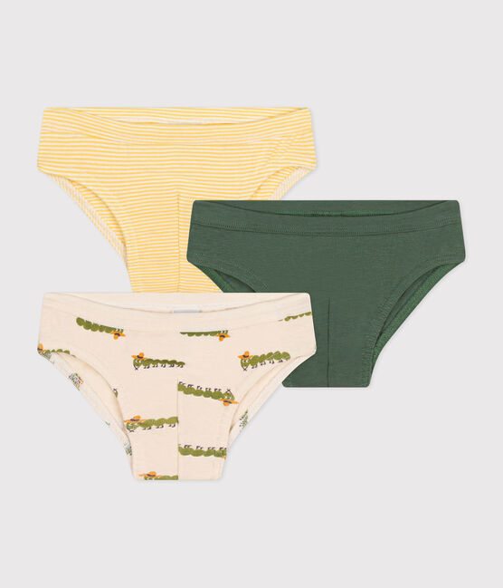 3er-Set-Slips aus Baumwolle mit Tausendfüßler-Motiv für jungen variante 1