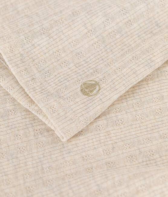 Damen-Rollkragenshirt "L'Iconique mit Zierstrick beige MONTELIMAR CHINE