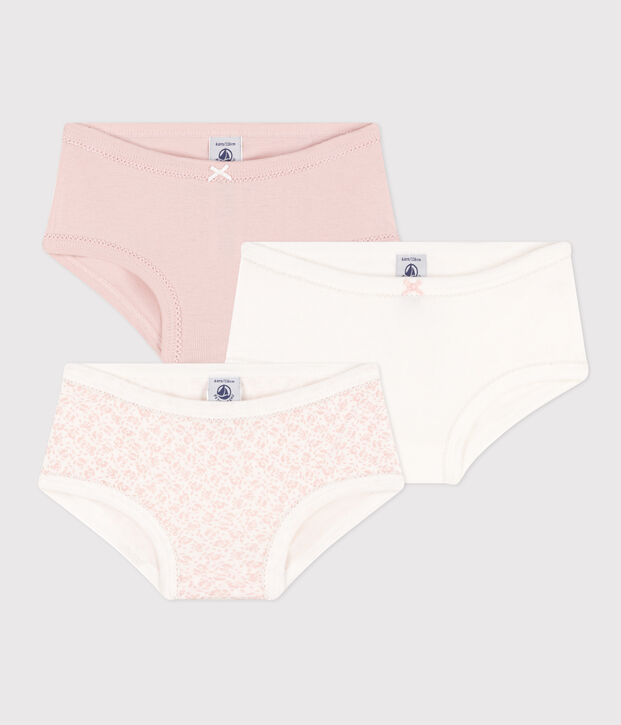 3er-Set Kinder-Slip mit hohem Taillenbund vielfarbig